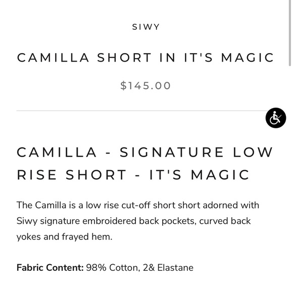 Siwy Denim Camilla Shorts in It’s Magic - Picture 3 of 7